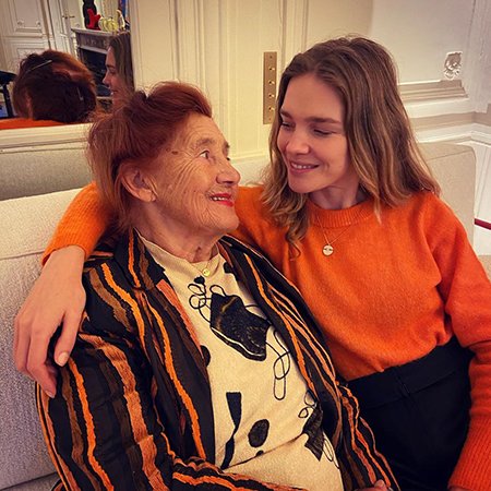 Наталья Водянова с бабушкой