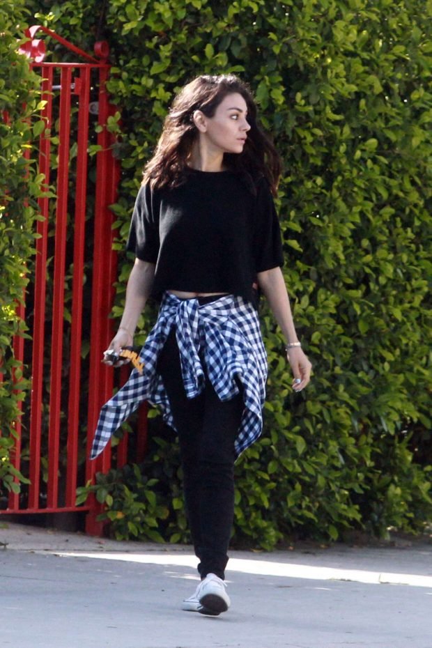 Mila Kunis: Out and about in Los Angeles -06