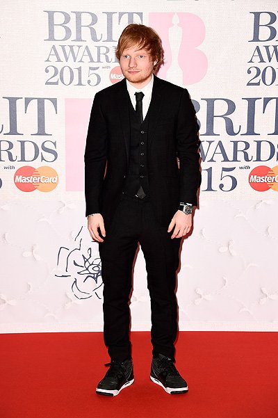 Эд Ширан на BRIT Awards-2015