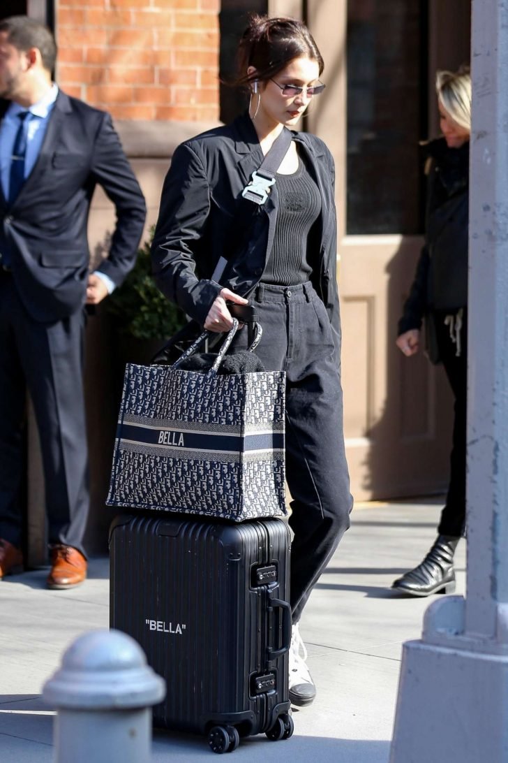 Bella Hadid: Leaving her house in New York -04