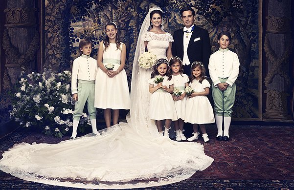 Официальные фото со свадьбы принцессы Мадлен и Кристофера О'Нилла