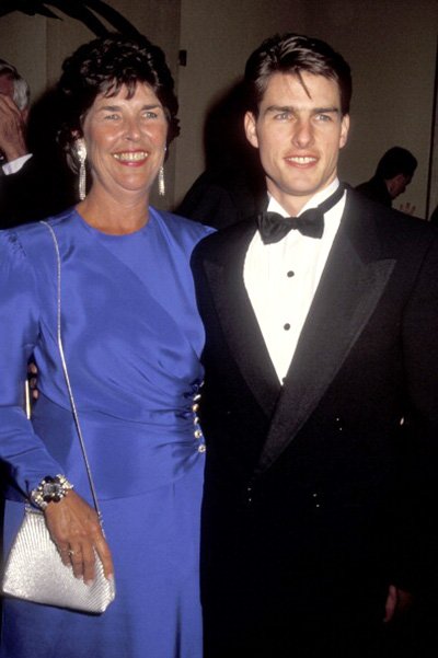 Том Круз с матерью Мэри Ли Саус