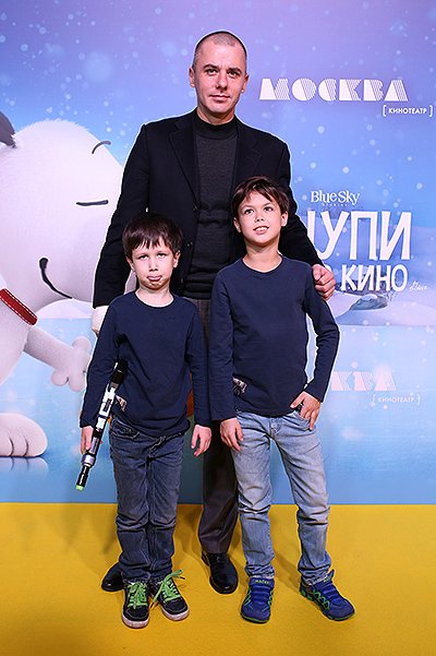 Игорь Петренко с сыновьями