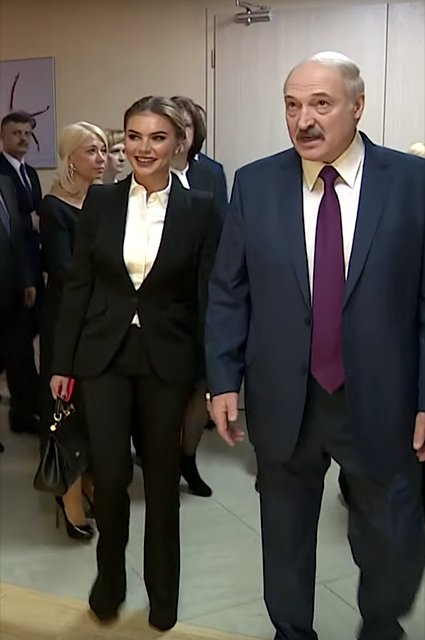 Алина Кабаева и Александр Лукашенко