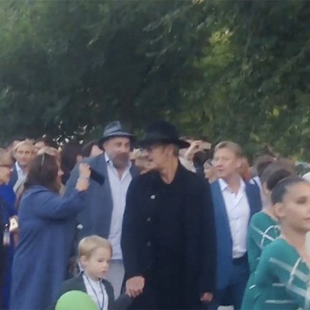 Михаил Боярский с внуком Андреем