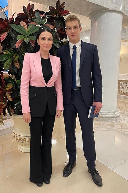 Наиля Аскер-заде и Николай Лукашенко