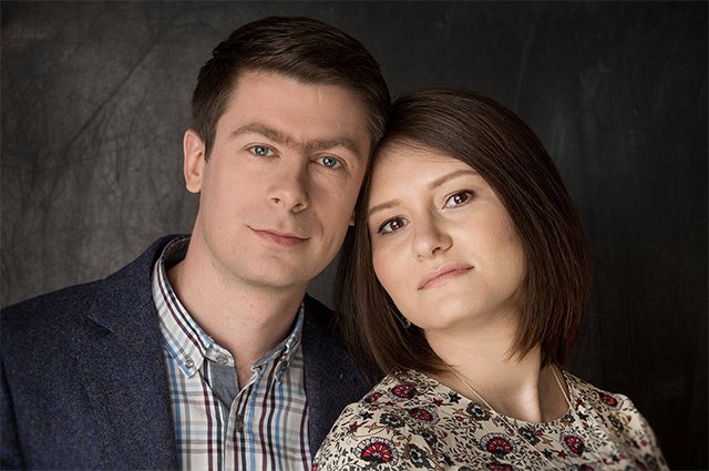 Михаил Скипский с женой