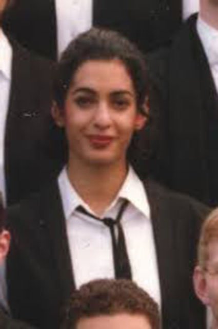 Амаль Аламуддин в школьные годы