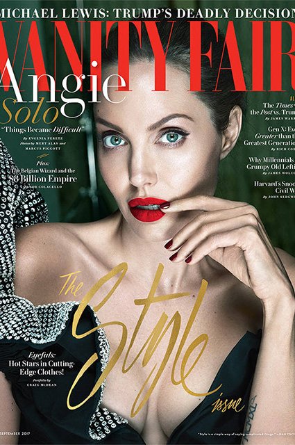 Анджелина Джоли на обложке Vanity Fair