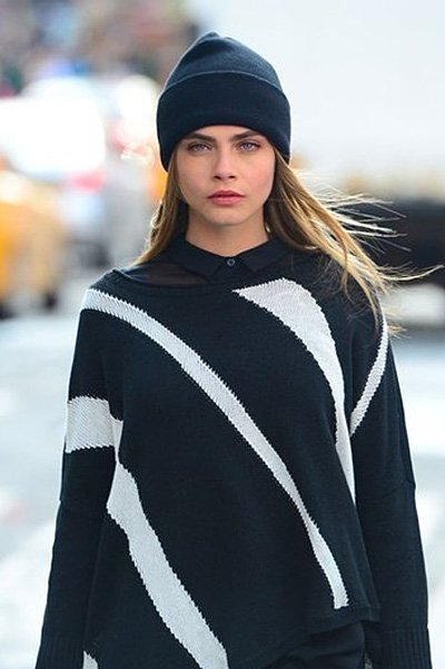 Кара Дельвинь в рекламной кампании DKNY осень-зима 2013-2014