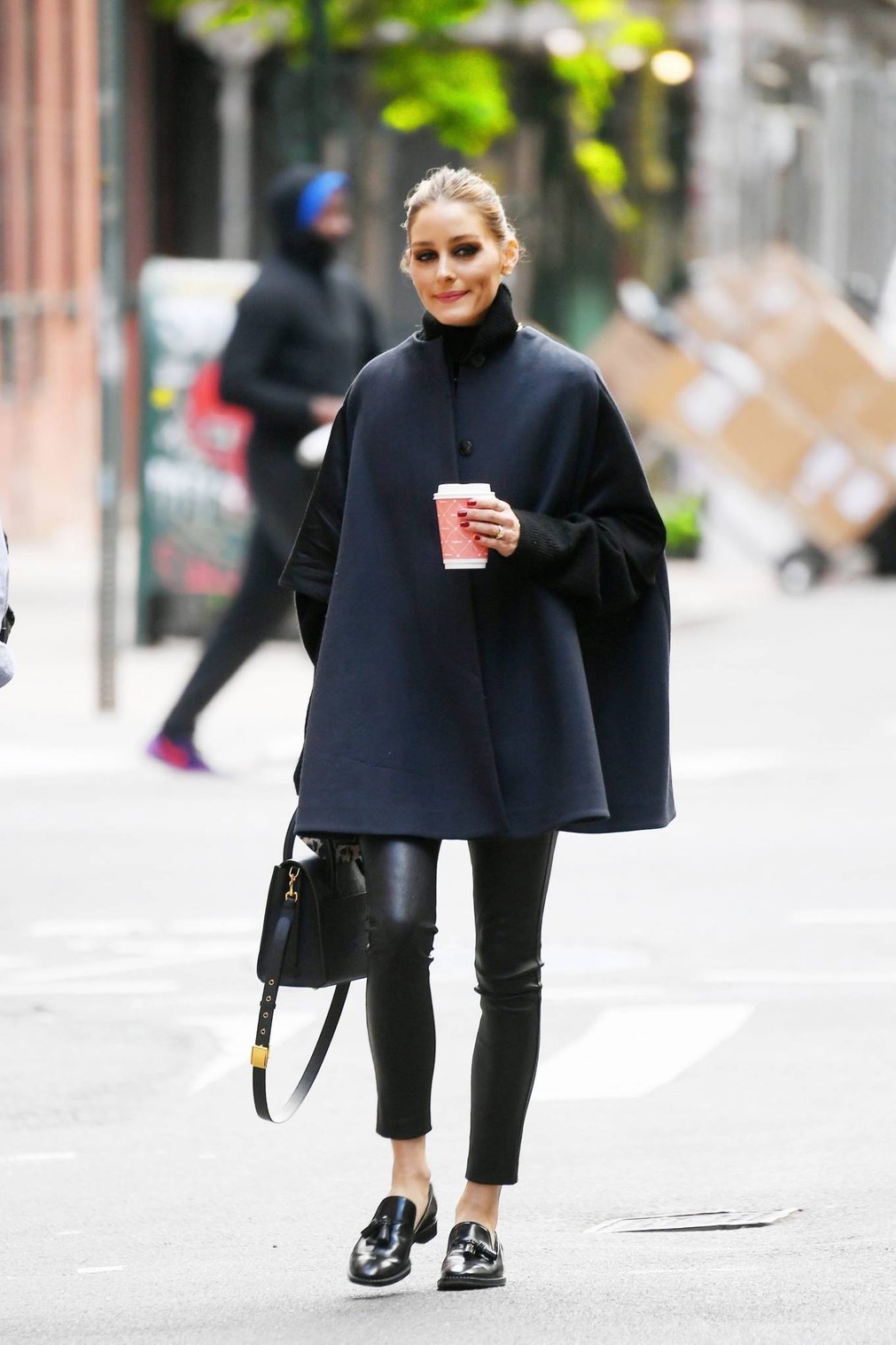 Olivia Palermo 2021 : Olivia Palermo – Out for a coffee run in Tribeca – New York-06