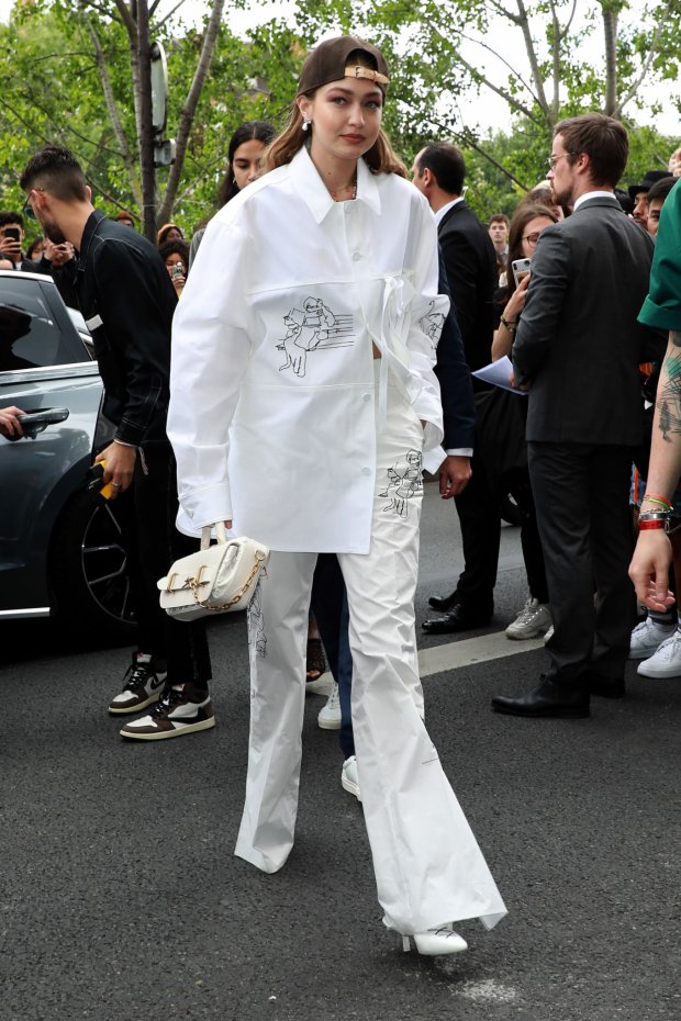 Gigi Hadid: Attends the Louis Vuitton Menswear SS 2020 Show-01
