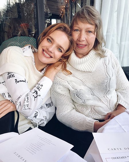 Наталья Водянова с мамой
