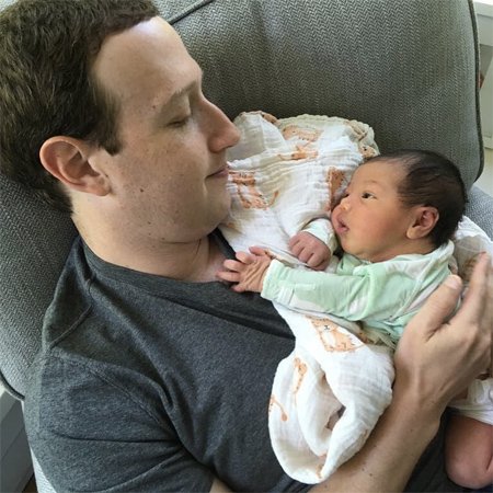 Марк Цукерберг с дочерью