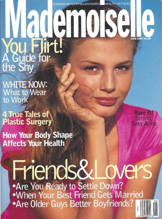 June 1994 cover with sixteen-year-old Bridget Hall