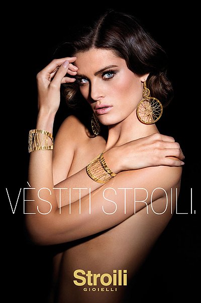 Изабели Фонтана в рекламной кампании итальянского ювелирного бренда