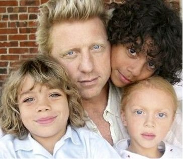 boris becker and black women | Boris Becker and his other children, all of whom who look visibly ...