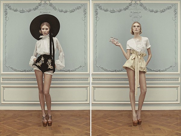 Кадры из лукбука Ulyana Sergeenko Couture весна-лето 2013