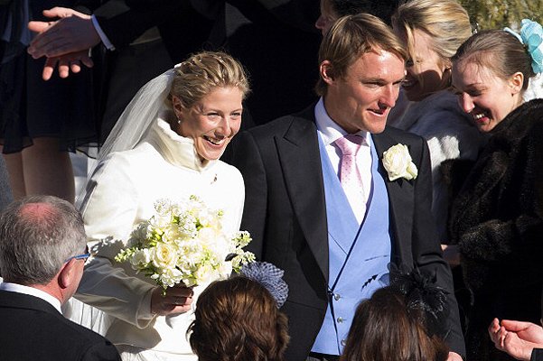 Герцог и герцогиня Кембриджские и принц Гарри на свадьбе в Швейцарии