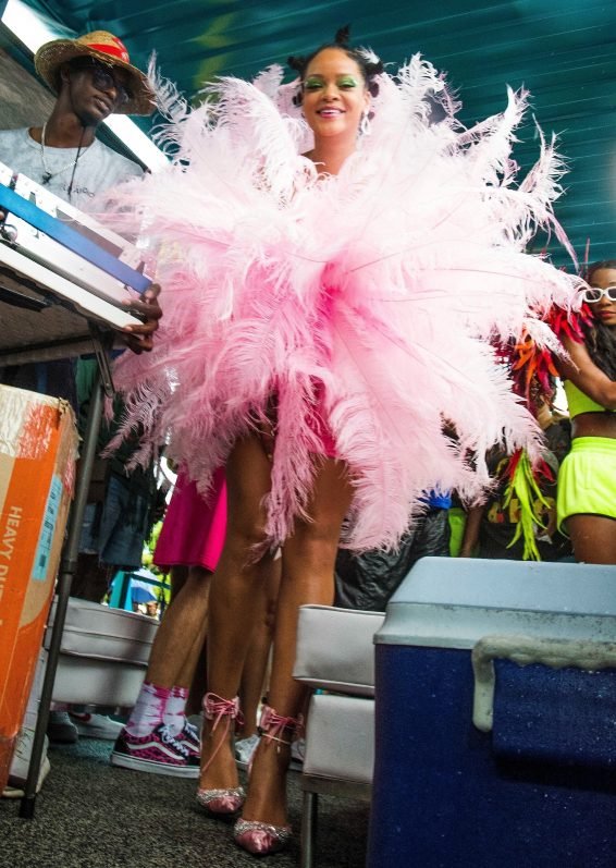 Rihanna 2019 : Rihanna in Pink at Kadooment Day Parade-17