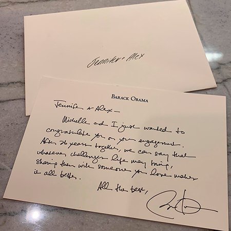 Письмо от Барака и Мишель Обамы