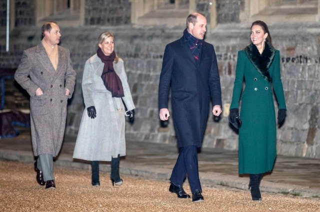 Принц Эдвард, принцесса Софи и герцоги Кембриджские