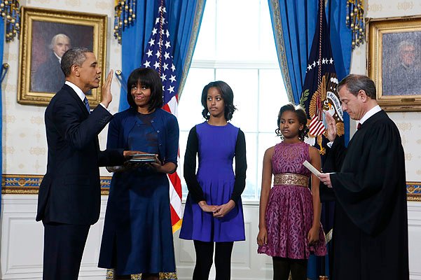 Официальная инаугурация Барака Обамы в Белом доме