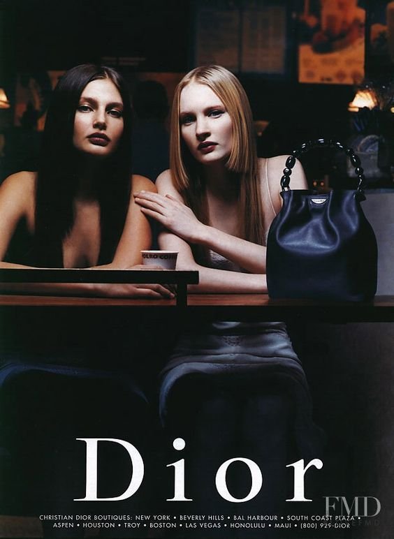 Photo feat. Bridget Hall - Christian Dior - Spring/Summer 1999 Ready-to-Wear - Fashion Advertisement | Brands | The FMD #lovefmd