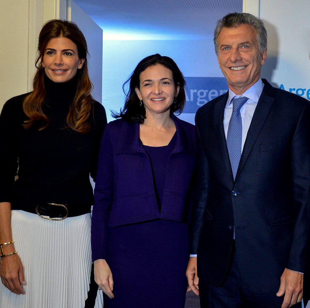 Juliana Awada, Sheryl Sandberg y Mauricio Macri | G20 Argentina | Flickr