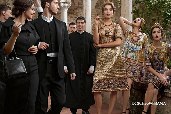 Кадры из рекламной кампании Dolcе&Gabbana соень-зима 2013-2014