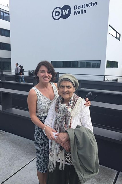 Жанна Немцова с бабушкой Диной Немцовой