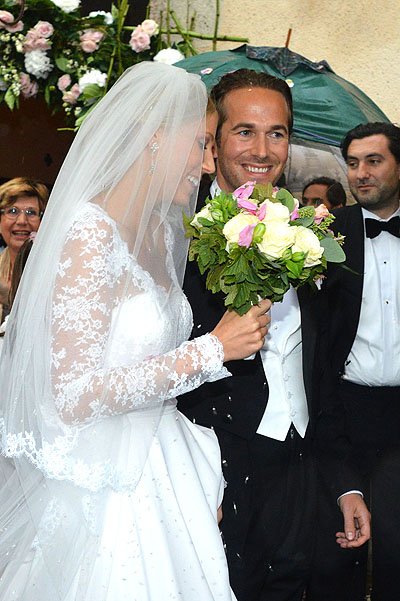 Афина Онассис с супругом на свадьбе сестры 5