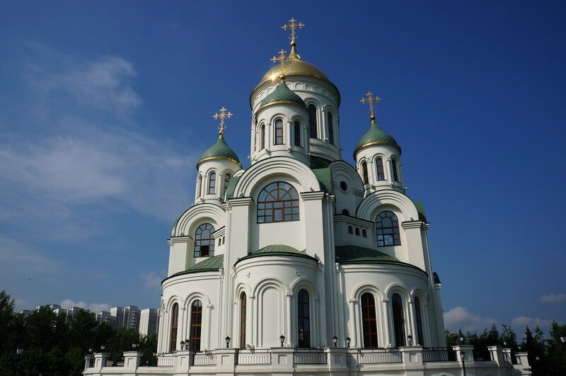 Храм преподобного Сергия Радонежского в Солнцево. Строительство храма завершено в 2011 году