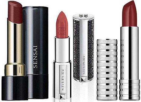 губные помады sensai, Givenchy и long last lipstick