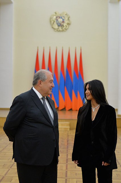 Армен Саркисян и Ким Кардашьян