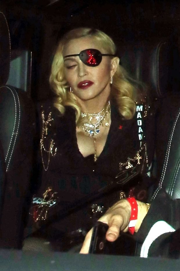 Madonna: Leaves MTV Studios in London -01