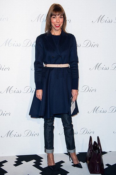 Матильда Мейер на открытии выставки Miss Dior