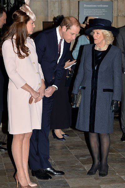 Герцогиня Кэтрин, принц Уилльям и герцогиня Камилла