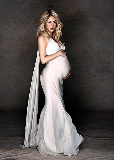 Шакира во время беременности