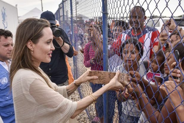Angelina Jolie - Visits Refugee Camp in Maicao