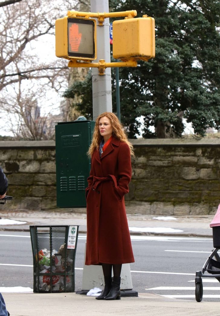 Nicole Kidman: Filming The Undoing Set in NYC -05