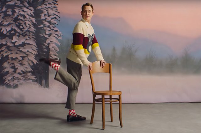 Маколей Калкин в рекламе Happy Socks