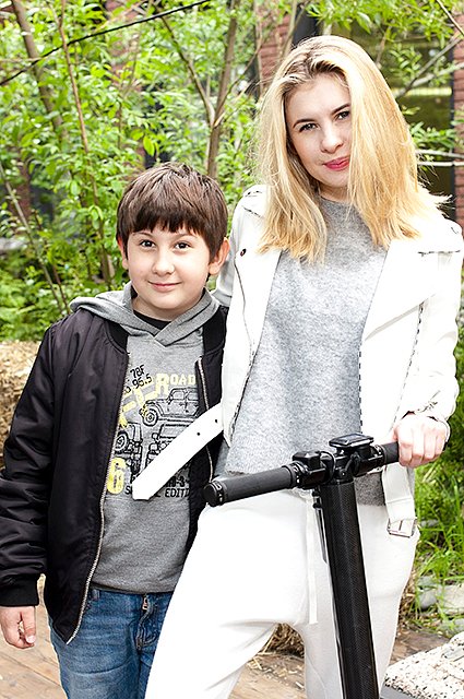 Анна Цуканова-Котт с сыном