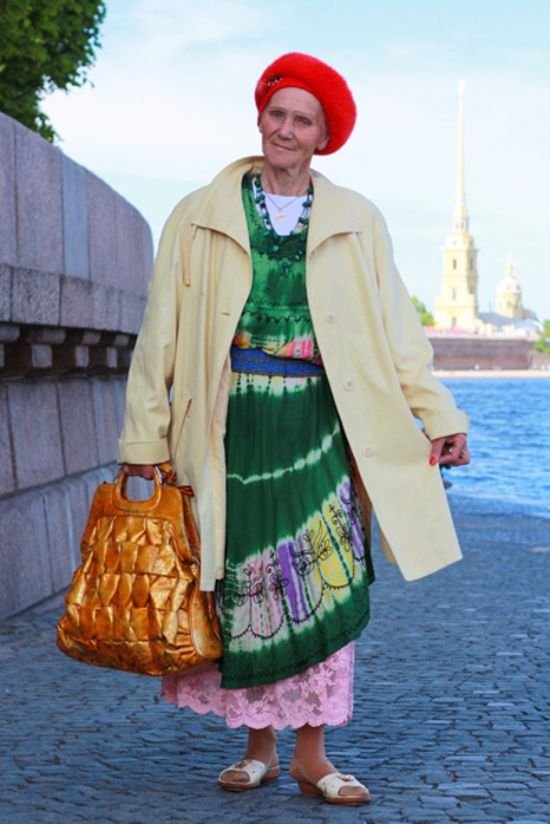 Стильные российские пенсионеры (22 фото)