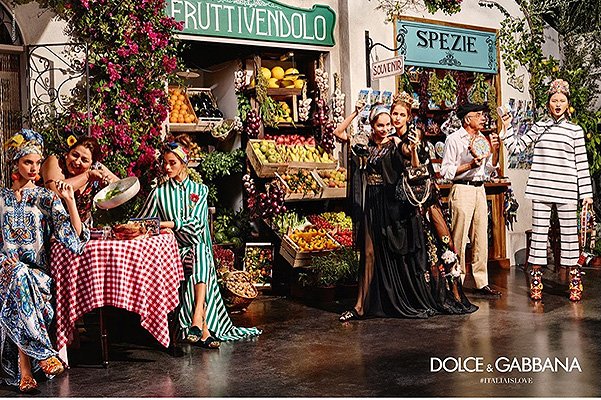 Рекламная кампания весенне-летней коллекции Dolce & Gabbana