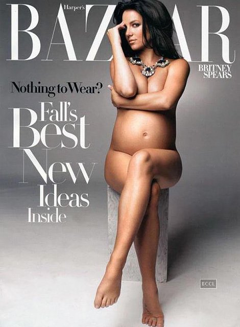 Бритни Спирс на обложке журнала Harpers Bazaar 