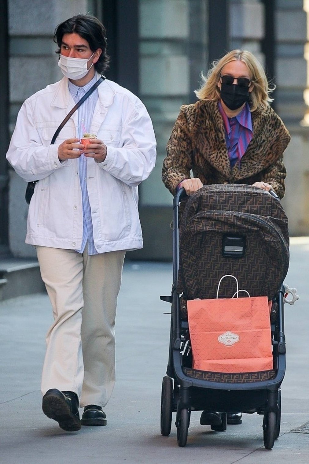 Chloe Sevigny 2021 : Chloe Sevigny – With husband Sinisa Mackovic strolling with their baby in New York-03