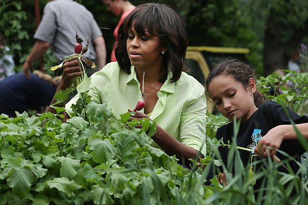 Мишель Обама пригласила детей на вегетарианский обед