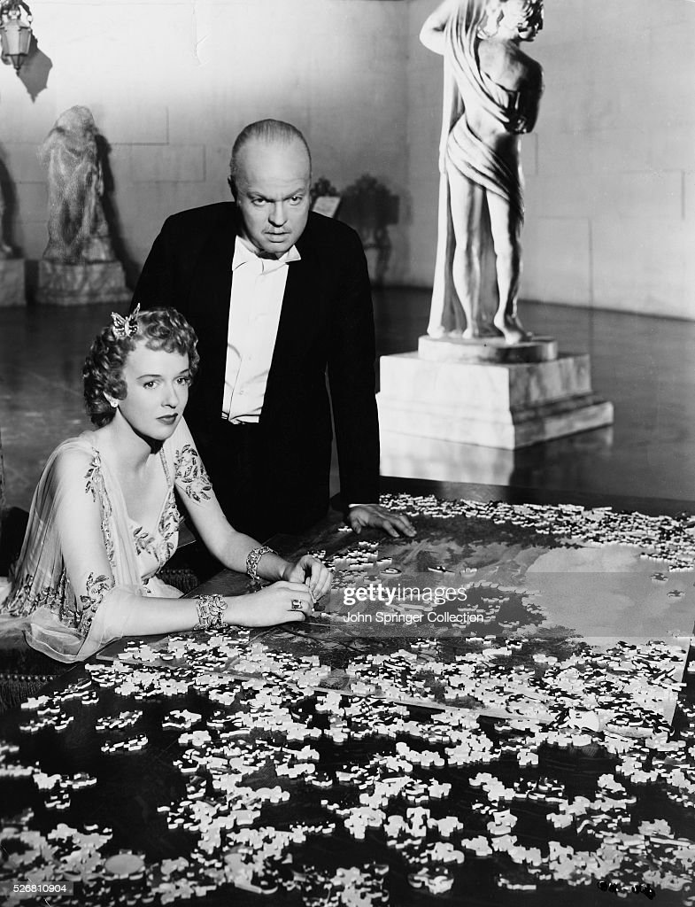 Charles Foster Kane stands over his second wife Susan Alexander Kane...  News Photo - Getty Images