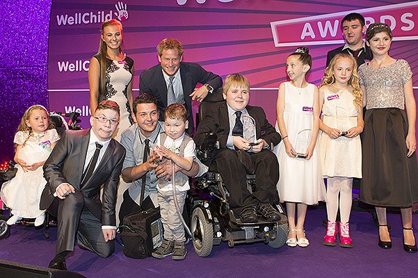 Принц Гарри с участниками WellChild Awards-2014
